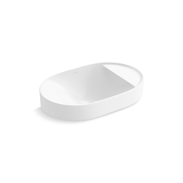 Kohler Chalice 22-3/4" Oval Vessel Bathroom Sink & Reviews | Wayfair